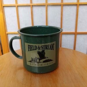 24oz Vintage Camp Coffee Cup Enamel Tea Mug For Outdoors Backpacking And Camping